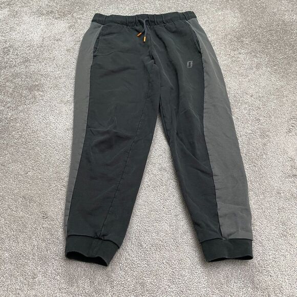 Oakley Custom Fit Jogger Pants Mens Medium Black Gray Tapered Leg Casual 32x26.5 - Picture 1 of 15